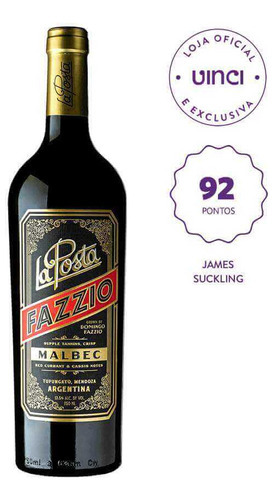 Vino Tinto La Posta Fazzio Malbec 2020 Laura Catena 750ml