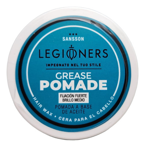 Grease Pomade Sansson A Base De Aceite Legioners  X 100 Ml