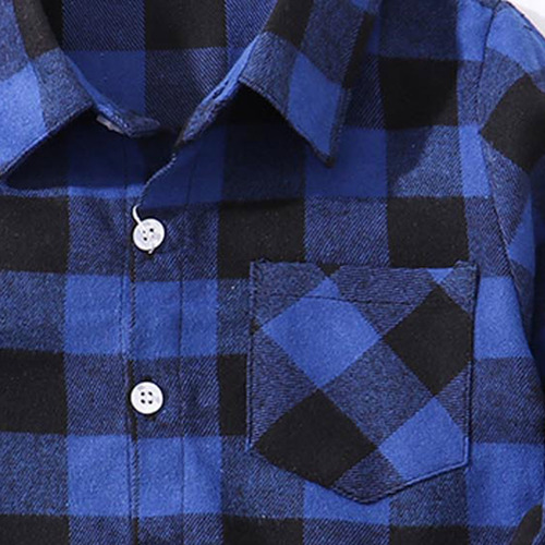 Abrigo Para Niños Pequeños, Camisa, Chaqueta, A Cuadros, Man