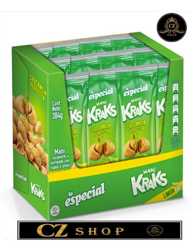 Maní La Especial Kraks Limon