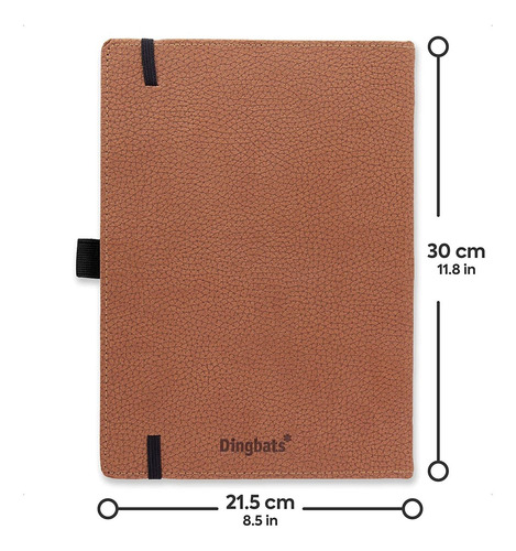 Dingbats Libreta Extra Grande Wildlife Plain, Brown Be...