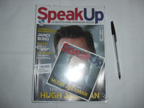 Revista Speak Up Para Aprender Ingles Hugh Jackman Con Cd