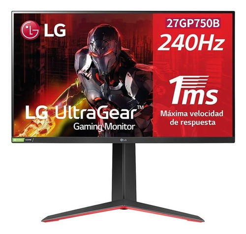 LG Ultrayear 27gn750-b 240hz G-sync 1ms Freesync Hdr10 Fhd 