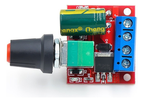 Pwm Dc Motor 5-28v Control Velocidad Led Dimmer Módulo