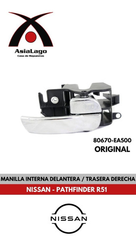Manilla Interna Delantera Y Trasera Derecha Pathfinder R51