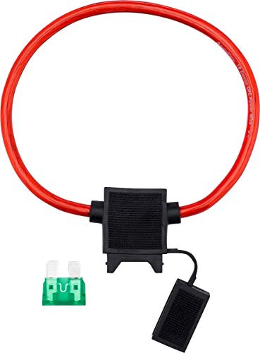 Installgear Soporte De Fusibles Atc Con Fusible De 30 A,