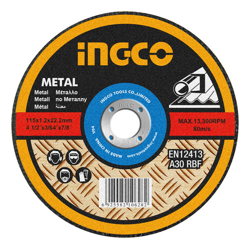 Disco P Sensitiva Corte Metal Ingco 14  3.0mm Ma