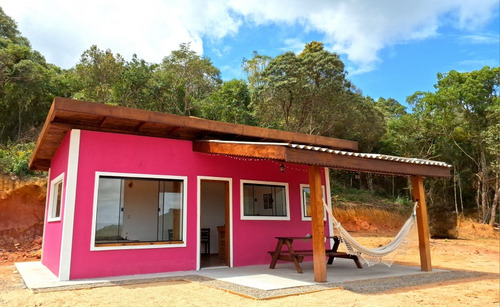 Refúgio Isolado Com Cachoeira, Vista Incrível, Casa Mobiliad