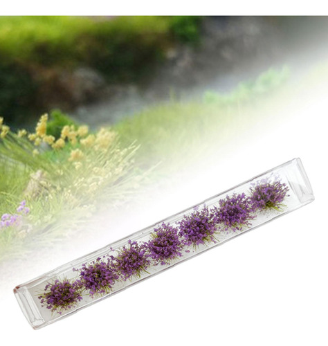 7 Uds. 1:35 1:48 1:72 1:87 Hierba En Miniatura, Violeta