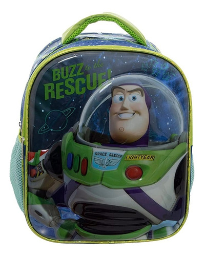 Mochila 3d Prescolar Chica Kinder Ruz Disney Toy Story Buzz Lightyear 174616 Boit Color Verde