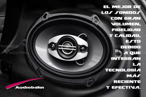 Par De Bocinas 6x8 Audiobahn 1100w Tweeter Integrado Maximo