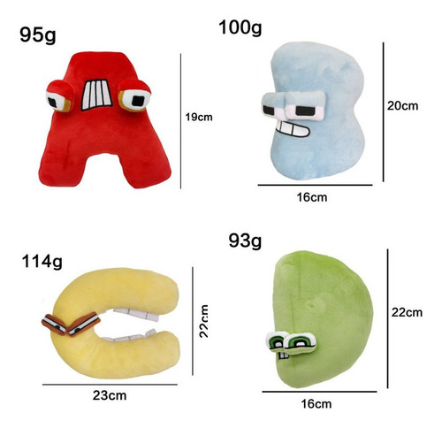 . Juguete De Peluche For Niños Con Almohada Con Alfabeto