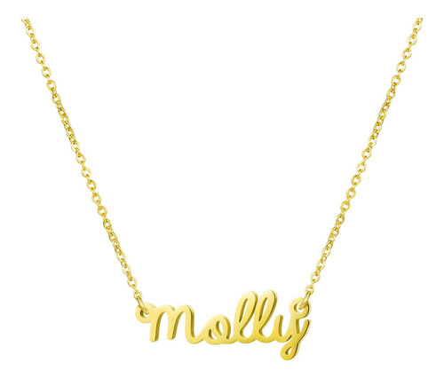 Collar De Nombre De Yiyang Para Mujeres Nombre Personalizado