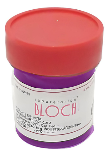 Colorante En Pasta Bloch Violeta X1 - Cotillón Waf