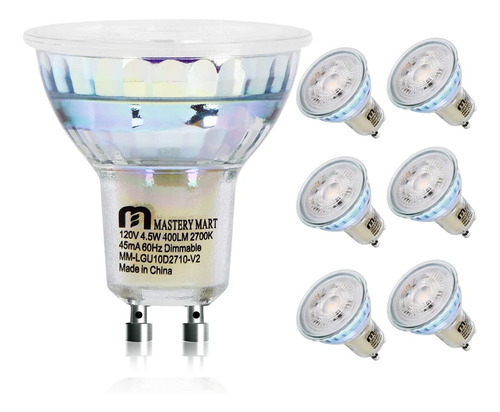 Mastery Mart - Bombillas Led Gu10 (equivalente A 50 W, 4,5 W