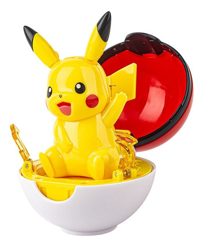 Figura Pokemon - Pikachu En Pokebola