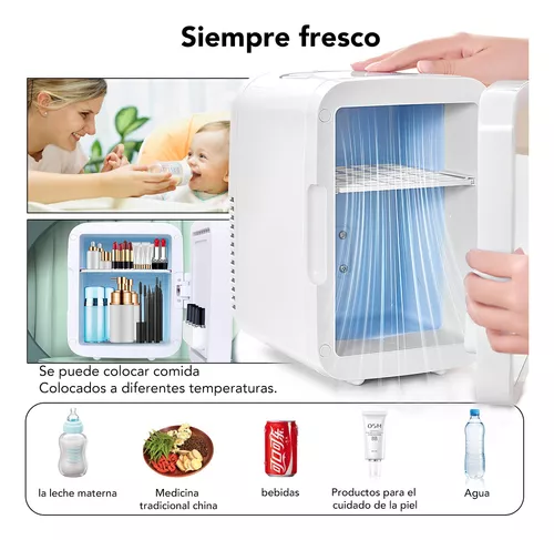 Mini Refrigerador Portatil Frigobar de 4 L Enfria y mantiene el