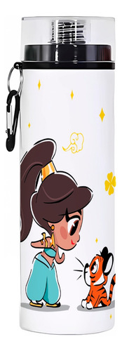 Termo Cilindro Princesas Botella 750ml Jazmine 1