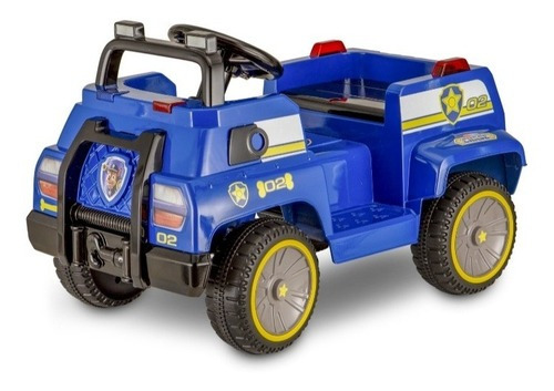 Camión Eléctrico 6v Para Niños Paw Patrol Chase Color Azul