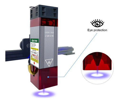 Módulo Cabeça Do Laser 40w Para Máquina Cnc/router 12V