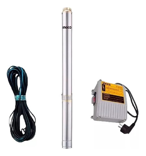 Bomba Sumergible Pozo Semisurgente Inox370w Ingco Dwp3701