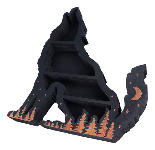 Estante Expositor Wolf Crystal De Madera Clásico Multicapa