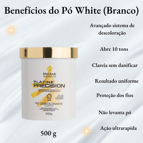 Kit Pó Platine Precision + Ox 20 Volumes Dyusar Cosméticos