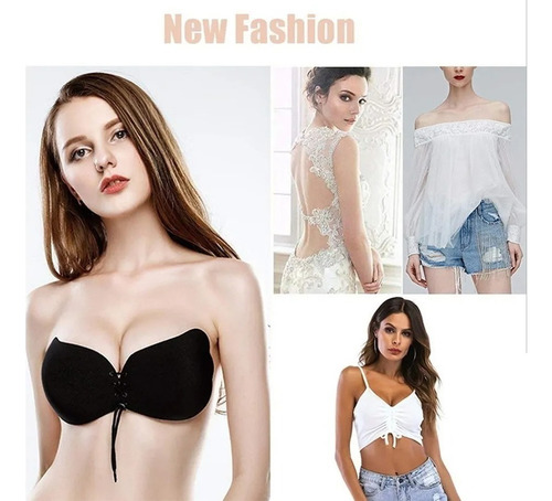 Magicbra Brasier Adherible Invisible Copas Push Up Strapless