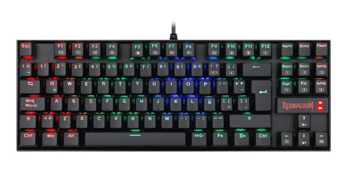 Teclado Gamer Redragon K552rgb-1r-sp Kumara Black