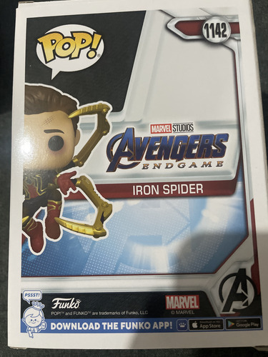 Funko Pop Avengers Endgame - Iron Spider Sin Mascara (Usado)