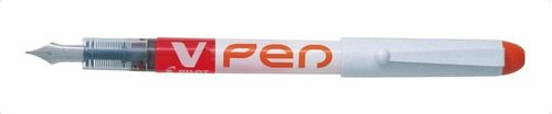 Lapicera Fuente Pilot V Pen Descartable Tinta Lavable Color De La Tinta Naranja Color Del Exterior Blanco