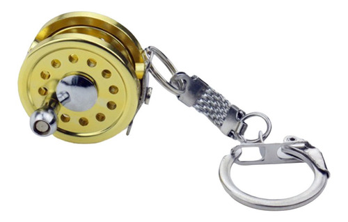 Trolling Reel Shape Carrete De Pesca Llavero Llavero Regalo