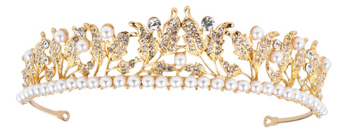 Diademas De Perlas Con Forma De Corona De Diamantes De Imita