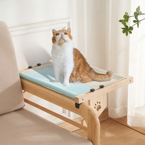 Hamaca Cama De Ventana Para Gato Perro Mascota De Madera