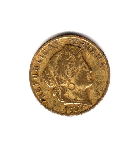 Moneda Peru 10 Centavos 1947 Km#226.1