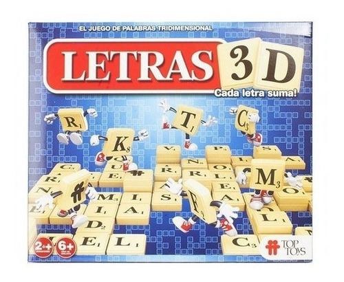 Letras 3d  El Juego De Palabras Tridimensional Top Toys 1106