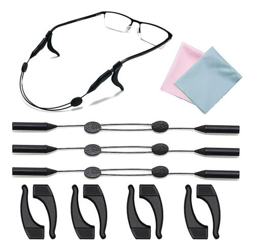 3 Piezas Correas Ajustables Para Gafas Deportivas Cordones