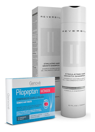 Pilopeptan Woman + Reversil® Shampoo Estimulador Crecimiento