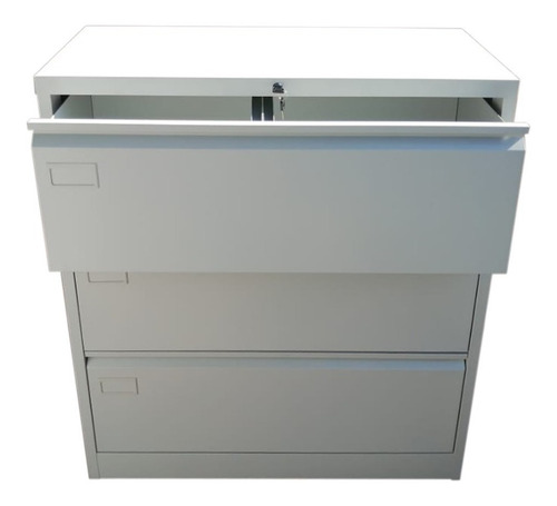 Imagen 3 de 3 de Kardex 3 Cajones Metalicos Horizontal