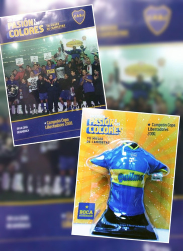 Camiseta Boca Campeon Copa Libertadores 2001 - Nuevo 