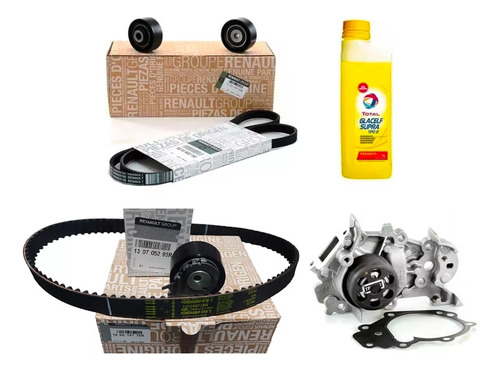 Kit De Distribucion Clio 1.2 16v D4f Kit Poly Bomba Agua Skf