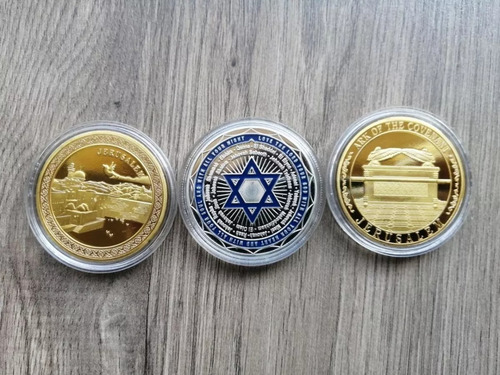 Moneda Jerusalen Física De Metal Con Estuche- Shofares Chile