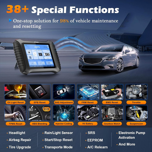 Escaner Automotriz Xtool Ip900s Topologia +38 Servicios Can