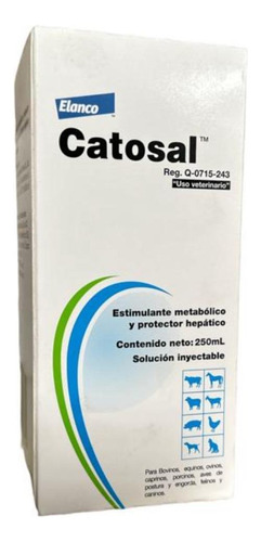 Catosal B12 De 250ml Equinos, Cerdos, Vacas Y Borregos Etc