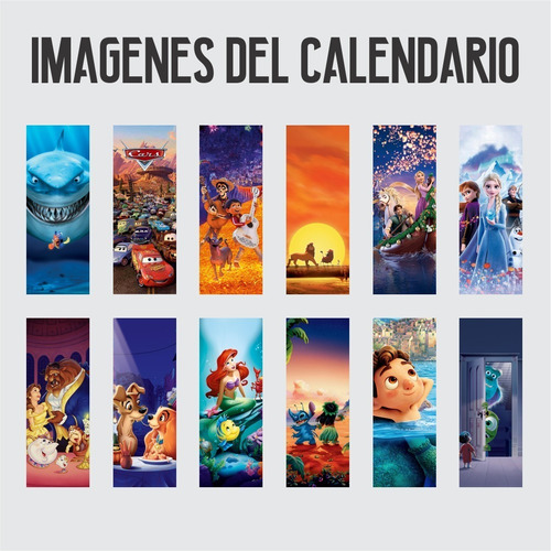 Imagen 5 de 6 de Calendario 2023 Dibujos Disney A4 - Animeras