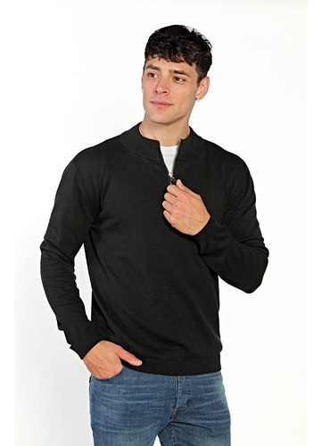 Sweater Hombre Algodón Medio Cierre Old Bridge Nork