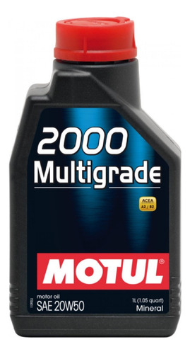 Aceite Motul 2000 Multigrado 20w50 Mineral