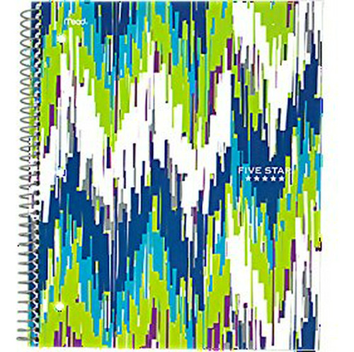 Mead Cuaderno Microperforado,, 5 de Cinco Estrellas Tema, Co