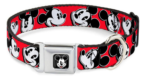 Buckle-down Dybp Mickey Mouse Guino Full Color Negro Perro C
