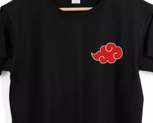 Camiseta Vermelha - Nuvem Akatsuki